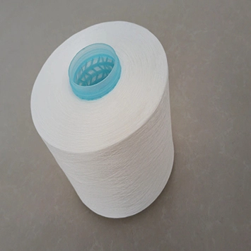 virgin polyester fiber white polyester thread